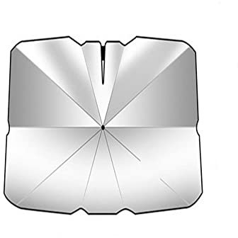 Parasol Coche Delantero Parasol para Parabrisas Coche Cubierta Aislante Calor para Tesla para Modelo 3 Y Parasol Ventana Coche Protección Solar Accesorios Sombrilla Parasol para Parabrisas (Color : S