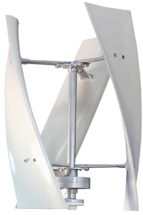 Beachtiful Generatore Eolico 600W 12V 24V con 3 Pale Generatore Eolico ad ASSE Verticale Generatore a Magnete Permanente Kit Turbina Eolica per Apparecchiature Eoliche Solari Ibride,24V