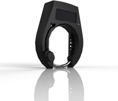 Monkey Home Smart Bluetooth Fahrradschloss mit Alarm, APP Bluetooth-RFID-Karte-Manuelle Taste entriegeln, alle Aluminium-Legierung, Solar-Ladung, USB-Ladung, IPX66 wasserdicht (2024 Design)