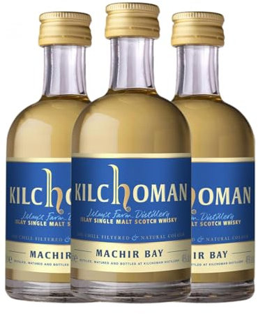 Whiskey Single Malt Kilchoman Machir Bay Miniaturflasche 5 cl (Karton mit 3 Miniaturflasche von 5 cl)
