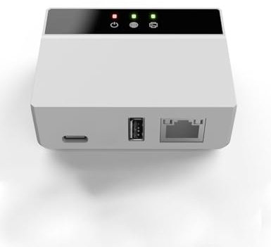 WiFi Bluetooth Cloud Print Server | Upgrade von USB-Druckern auf Wireless LAN & Remote Printing, API & MQTT unterstützt