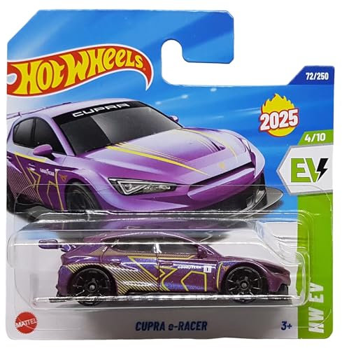 Hot Wheels - Cupra e-Racer - HW EV 4/10 - HYW15 - Short Card - Good Year - Metalflake Plum Pearl - Mattel 2025-1:64