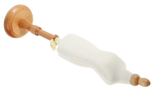 ifundom Schneiderpuppe Auto Kleiderfixierer Zubehör Puppe nähen Schaufensterpuppe Perückenkopf kleiderbügel kleiderständer klamottenablage Puppenschaufensterpuppe Puppenkleidmodell Holz