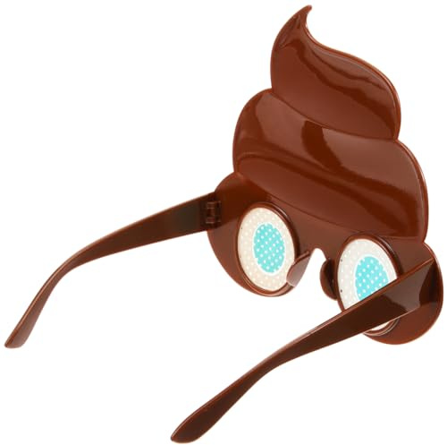 BESPORTBLE Kreative Kotgläser verrückte Neuartige LED Rave-Brille UV faschingsbrille karnevalsbrille 90er für Damen Coole Brille für Teens Stk Coffee