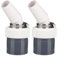 2Pcs Washing Machine Drain Adapter, With Hose Clamps And Gaskets, For Dishwashers,Washing Machines,Tumble Dryers (40mm)