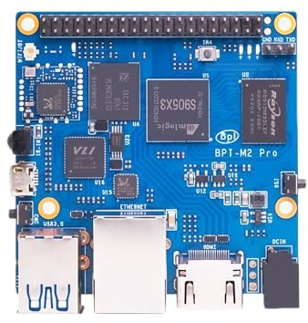 Banana Pi BPI-M2 Pro Single Board Computer mit Amlogic S905X3 Quad-Core, 2GB LPDDR4 RAM, 16GB eMMC, HDMI, Gigabit Ethernet (Single Board)