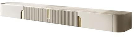 Meuble TV Meuble TV Suspendu Moderne Simple Petit Appartement Salon Meuble en Bois Massif Console