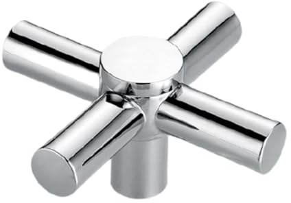 Qectial Griff Sanitär Zubehör Kreuz Griff für Dusche Badezimmer
