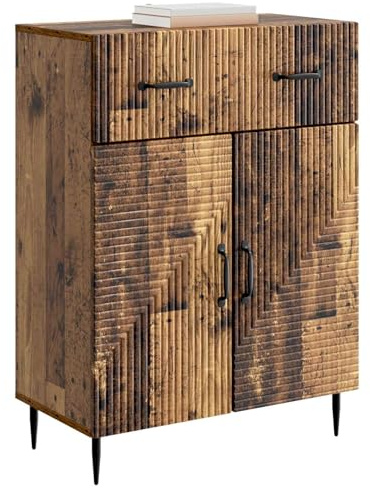 vidaXL Sideboard Altholz 66 x 34,5 x 89,5 cm Holzwerkstoff, Elegante Vintage-Kommode, viel Stauraum, rechteckiges Design, vielseitig für Deine Einrichtung, Ordnung im Zuhause