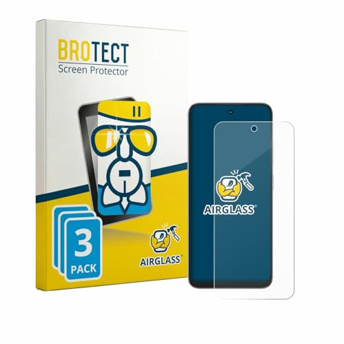 BROTECT 3 Stück Schutzglas für ZTE Nubia Focus 2 Schutzfolie Panzer Folie Glas[Extrem Kratzfest 9H, Anti-Fingerprint, Ultra-Transparent]