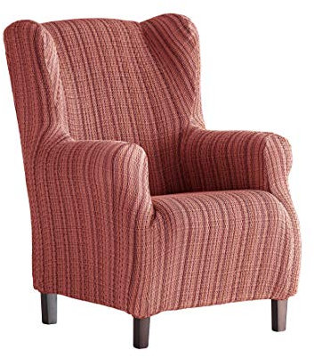 Martina Home Sesselhusse, elastisch Ohrensessel 33x42x8 cm Burgunderrot