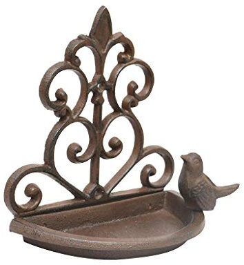 Wall Mounted Garden Bird Seed Feeder Dish Feeding Station Fathers Day Garden Gift Idea (Y316)