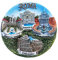 3D-Kühlschrankmagnet, rund, Reiseaufkleber, Souvenir, Heim- und Küchen-Dekoration, römischer italienischer Kühlschrankmagnet