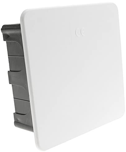 BeMatik - Einbaudose Quadrat elektrisches Register 100x100x48mm für Hohle Wände