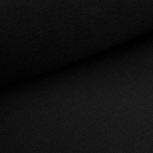 Cordura® Titan - 560dtex Gewebe mit Beschichtung Schwarz, per 0,5m | Zum Nähen von robuster Outdoorbekleidung, Taschen oder Abdeckungen