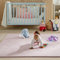 Lubabymats Mini - Original Tapis Puzzle de Voyage matelassé pour Enfant, en Mousse Premium (EVA). Qualité et Rembourré Extra. Tapis de Jeu épais pour bébé en Rose