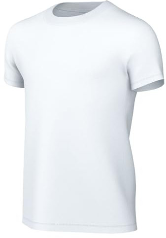 Nike Unisex Kinder Y Nk Park20 Tee Shirt, White/Black, L 147 - 158 Cm EU