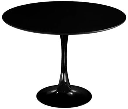 Ventemeublesonline Table Ronde Ibiza Black Ø120 CM