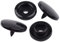 50 Druckknöpfe rund Snaps Druckknopf Snap Button Knöpfe Farb- Größenwahl, Größe:10mm, Farbe:schwarz