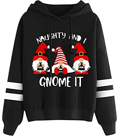 Adventskalender 2021 Frauen Xmas Hoodies Pulli Shirt Ugly Christmas Kapuzenpulli Große Größen Festival Outfit Vintage Freizeit Winterpulli Frauen Langarmshirt Adventskalender 2021 Frauen