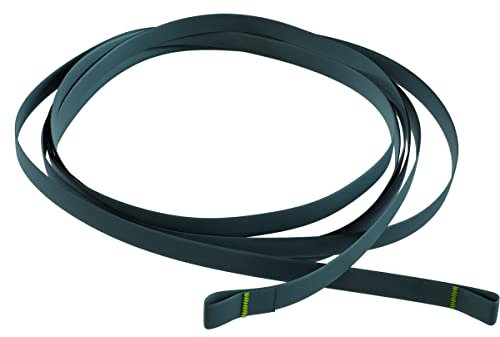 Raffstore Texband [8x0,34mm] Grau – Jalousieband mit Schlaufen auf beiden Seiten [Hergestellt in der Schweiz], Zugband 300cm – Originales Reparaturband für Jalousien