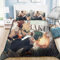 Tongyundacheng My Hero Academia Bettbezug-Set mit 2 Kissenbezügen, Cartoon-3D-Druck Anime-Bettwäsche-Set 3-teilig für Jungen Mädchen Kinder Teenager Schlafzimmer Dekoration – Einzelbett (135x200cm)