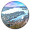 Norwegen Bergen Kühlschrankmagnet, Kühlschrank-Aufkleber, dekorativer Magnet, Reise-Souvenir, Kristallglas