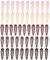 50 Pezzi Mollette Capelli Donna, 5cm Fermagli Capelli Donna, Fermacapelli per Donna Bambina (Cioccolato)