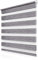 Doppelrollo Klemmfix ohne Bohren 105x230cm(BxH), Rollos für Fenster ohne Bohren Marmor Grau, Duo Rollo Klemmrollo, Lichtdurchlässig & Sichtschutz,Fenster Rollos für Innen