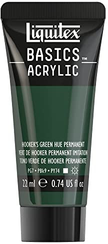 Liquitex Basics Acrylique Tube 22 ml Vert Hooker Imit ROW