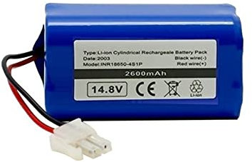 YAXRO Batterie Li-Lion 14.8v Compatible avec ILIFE A4s A7 V7s Plus V55 Pro W400 A80 Plus A9s 2600mAh/2800mAh/3200mAh/3500mAh 4S 14.8V 18650 Batterie (Color : 2600mAh)