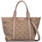Gabor bags Talina Damen Shopper Umhängetasche Reißverschluss Groß Beige