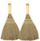 SEWOART 2pcs Kitchen Cleaning Broom Household Hand Broom Hand Broom Natural Whisk Kit Mini Broom Natural Palm Broom Clean Tool Whisk Broom Dustpan Desk Sofa Miscanthus