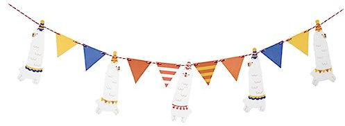 Toyvian Geburtstagsparty-Zubehör Geburtstagsbanner Lama-Geburtstagsparty-zubehör Lama-Banner Niedlich Baby Banner