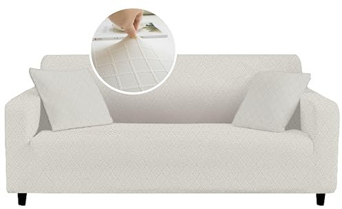Sofa überzug 2 Sitzer Sofabezug mit Armlehnen, Stretch Sofa überwurfdecke, Modern waschbar Sofabezug Kratzfest wasserfest Couch überzug Sofa Cover