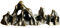 YHDONE Wigwam Stiftehalter, Briefbeschwerer, Messing, Bronze, Feng Shui-Maskottchen