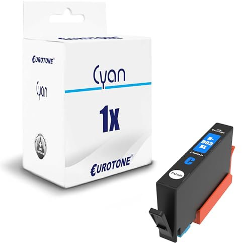 Eurotone Cyan Tintenpatrone 903 kompatibel für HP OfficeJet Pro 6960 HP OfficeJet Pro 6970 HP OfficeJet 6960 HP OfficeJet 6950 HP 903 XL Cyan