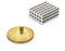 Oblique Unique® 10 Mini Magnete, ultrastark - 3x4mm - NEODYM - Das Original - für Büro Pinnwand Küche zum Basteln UVM.