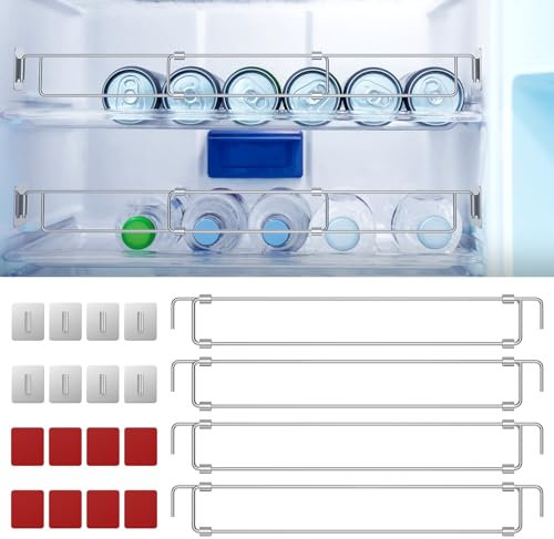 OEC-T5 RV Refrigerator Bars, Adjustable 12.4-22.6 Inches Stainless Steel Rod, Essential Refrigerator & Cabinet Stabilizers, RV Secure Adjustable Bars, Essential RV&Camper Accessories