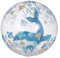 Little Dutch 2012398 aufblasbarer Strandball Wal - Ocean Dreams blau