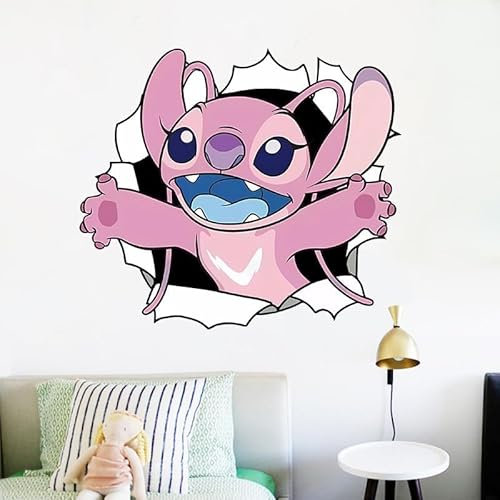 Cartoon Muster Design Wandtattoo Schlafzimmer, Wandtattoo für Kinderzimmer, Wandtattoos Aufkleber, Wandaufkleber 3D-Effekte Erzielt Werden, Animes Wohnzimmer-Schlafzimmer-Dekoration