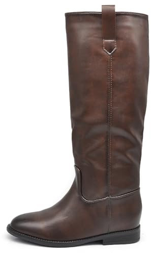 IF Fashion Stivali Alti da Donna Zeppa Interna Rialzo G682 brown N.40