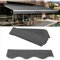 Toldo retráctil de 4 x 3 m para patio, impermeable, para jardín, patio y balcón, protección contra rayos UV, color gris