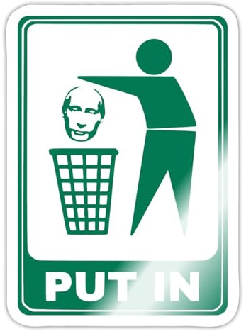 Put In Stop War Anti Putin Sticker Aufkleber