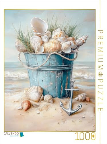 CALVENDO Puzzle Strand-Stillleben | 1000 Teile Lege-Größe 64 x 48 cm Foto-Puzzle für glückliche Stunden