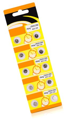 AG4 LR626 Alkaline Knopfzellenbatterien, langlebige Power-AG4-Batterie für Uhren, Taschenrechner und Spielzeug, 10 Stück/20 Stück