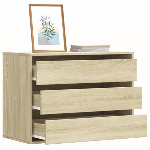 GCHDHAPB Eckkommode Sonoma Eiche 80x41x58cm Holzwerkstoff