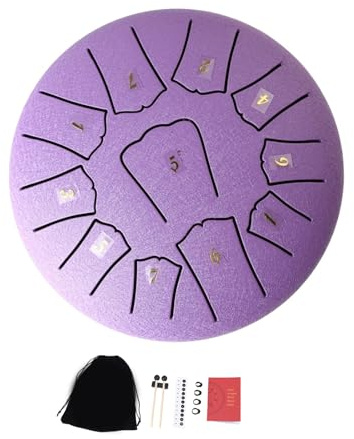 11Tone Steel Tongues Drum Handpans Drum Percussion Tongues Einfach zu spielen für Yoga Steel