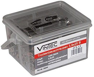 Trockenbauschrauben 3,5x35 mit Bohrspitze (700 Stück)