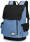WindTook Mochila Mujer Lona Mochila Portatil Mujer 15.4 Pulgadas Mochilas Escolares Casual con Puerto de USB Impermeable para Escolar Universidad Trabajo Viaje Multiusos Azul Negro(23L)